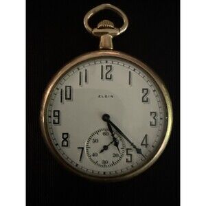 1920 Elgin Grade 315 Model 3 12s 15j 20yr Gold-Filled Pocket Watch~Runs